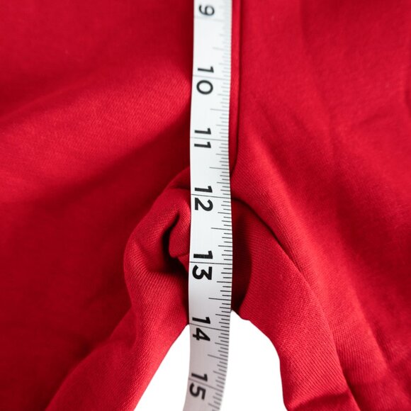 Guess NWT Red and Black Crop Top Hooded Sweatshirt With Joggers Track Suit - Picture 12 of 15